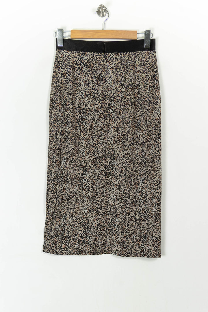 Jupe Longue Marron et Noir - Taille S/36 de la marque IKKS | PARAD42851 - Vendu par Paradigme - Image 4