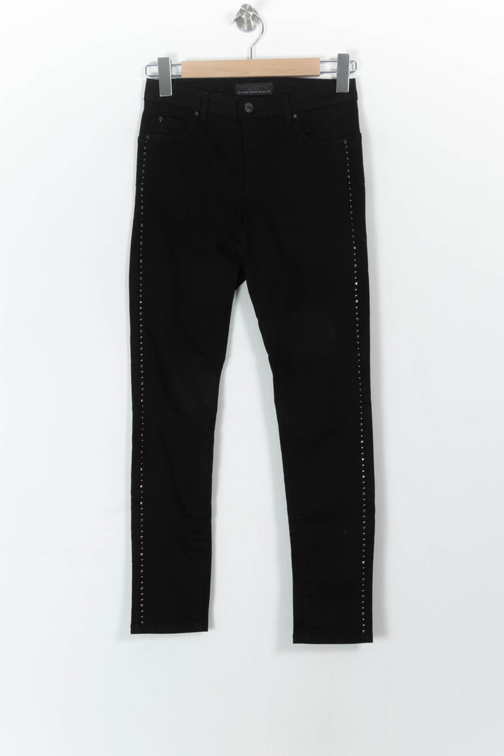 Jean Skinny Noir - Taille XS/34 de la marque IKKS | PARAD42853 - Vendu par Paradigme - Image 2