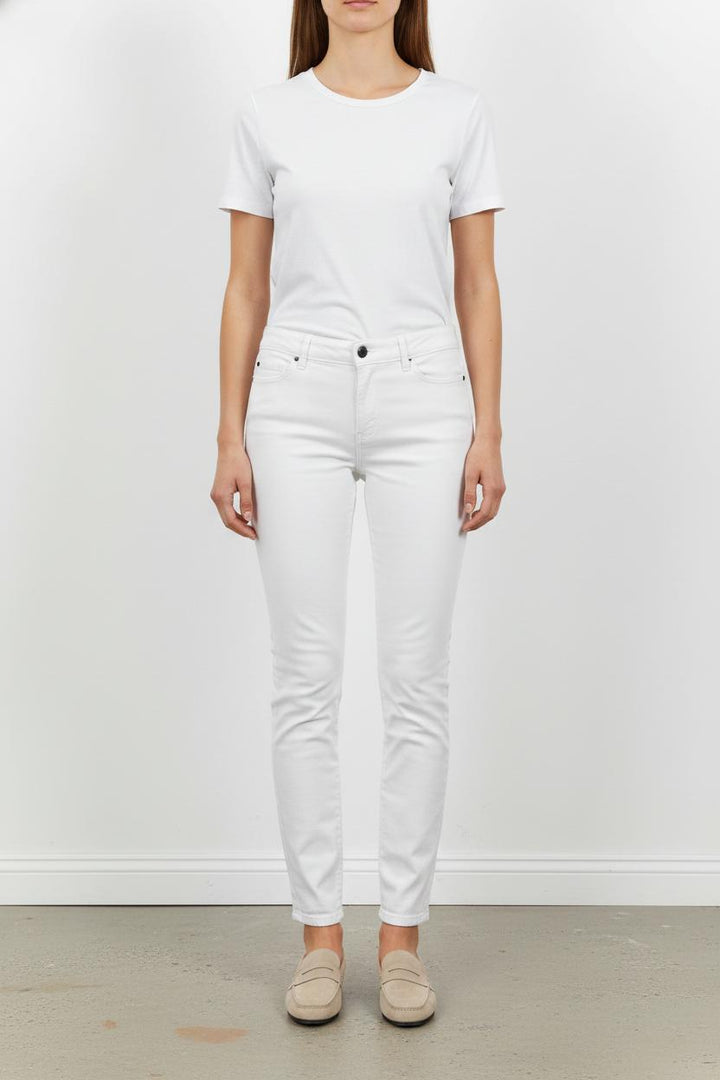 Jean Slim Blanc - Taille XL/42 de la marque One Step | PARAD42854 - Vendu par Paradigme - Image 1