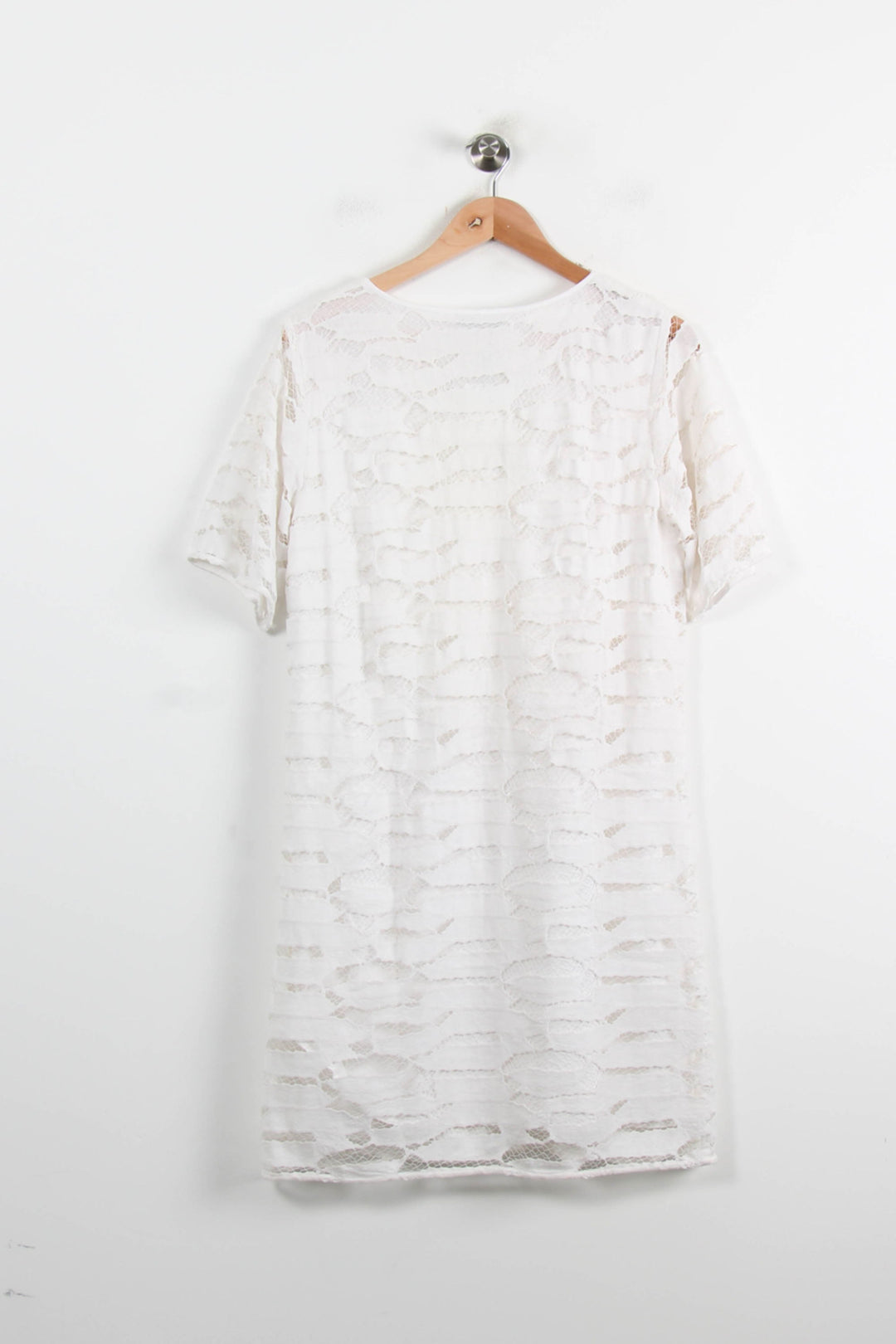 Robe Courte Blanche - Taille XL/42 de la marque ZAPA | PARAD42855 - Vendu par Paradigme - Image 4