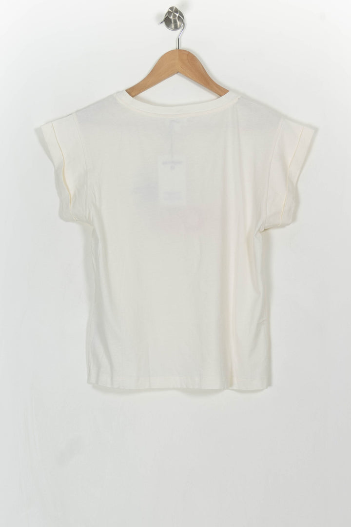 Tee-shirt Blanc - Taille M/38 de la marque Claudie Pierlot | PARAD42857 - Vendu par Paradigme - Image 4