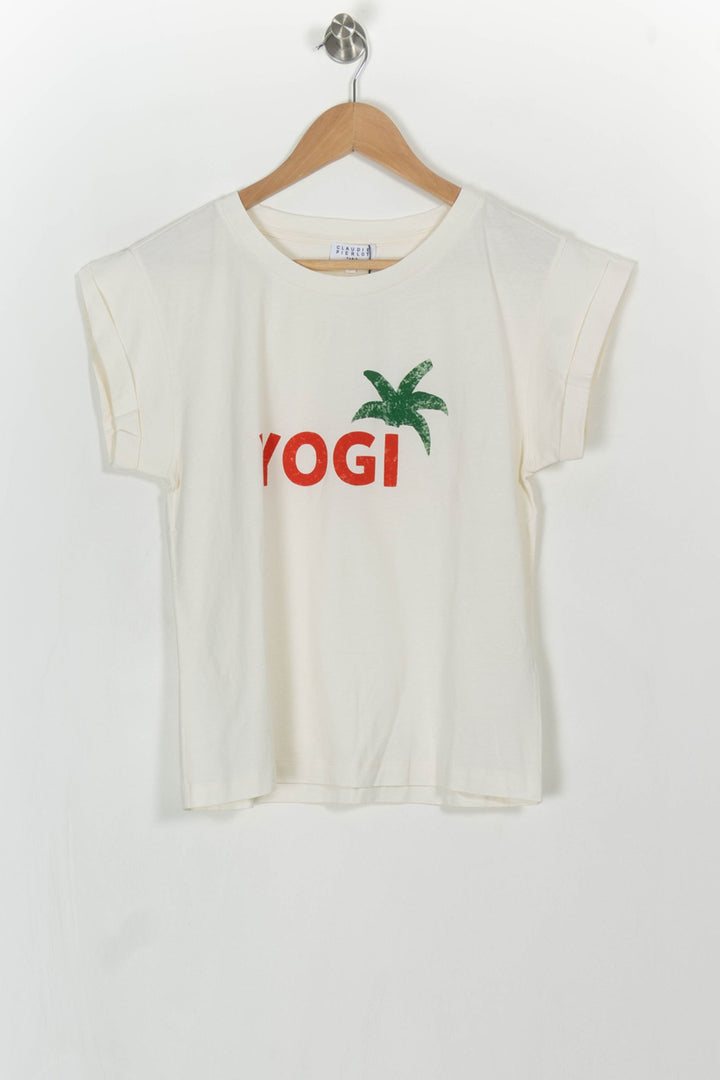 Tee-shirt Blanc - Taille M/38 de la marque Claudie Pierlot | PARAD42857 - Vendu par Paradigme - Image 2