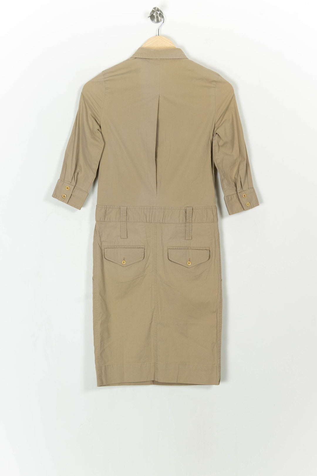 Robe Chemise Beige - Taille S/36 de la marque Comptoir des Cotonniers | PARAD42859 - Vendu par Paradigme - Image 4