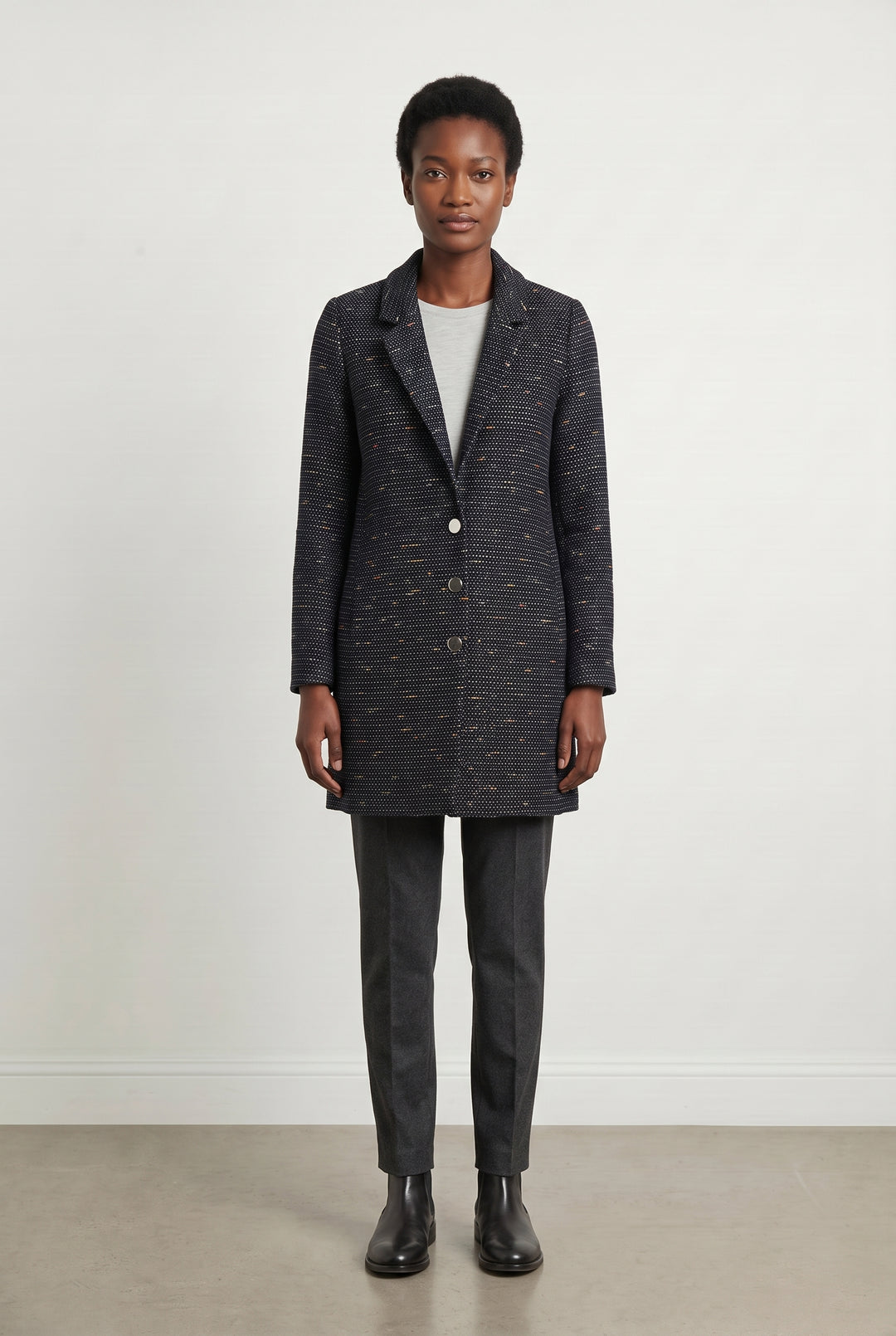 Manteau Bleu - Taille S/36 de la marque IKKS | PARAD42861 - Vendu par Paradigme - Image 1