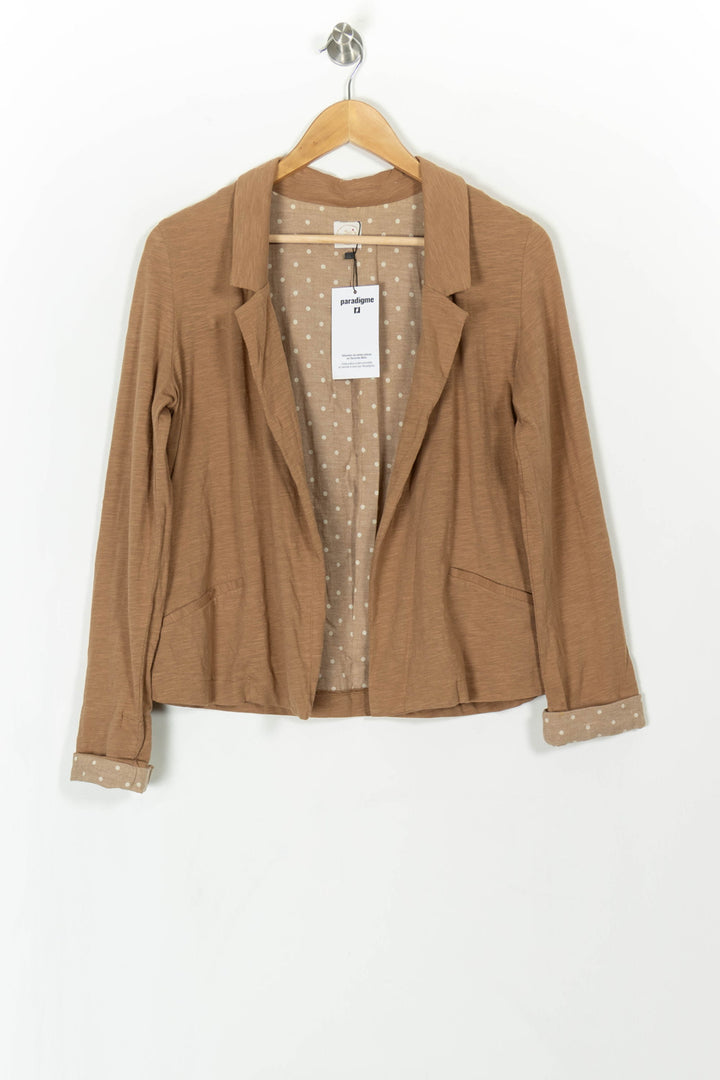 Blazer Marron - Taille S/36 de la marque Des petits hauts | PARAD42862 - Vendu par Paradigme - Image 2