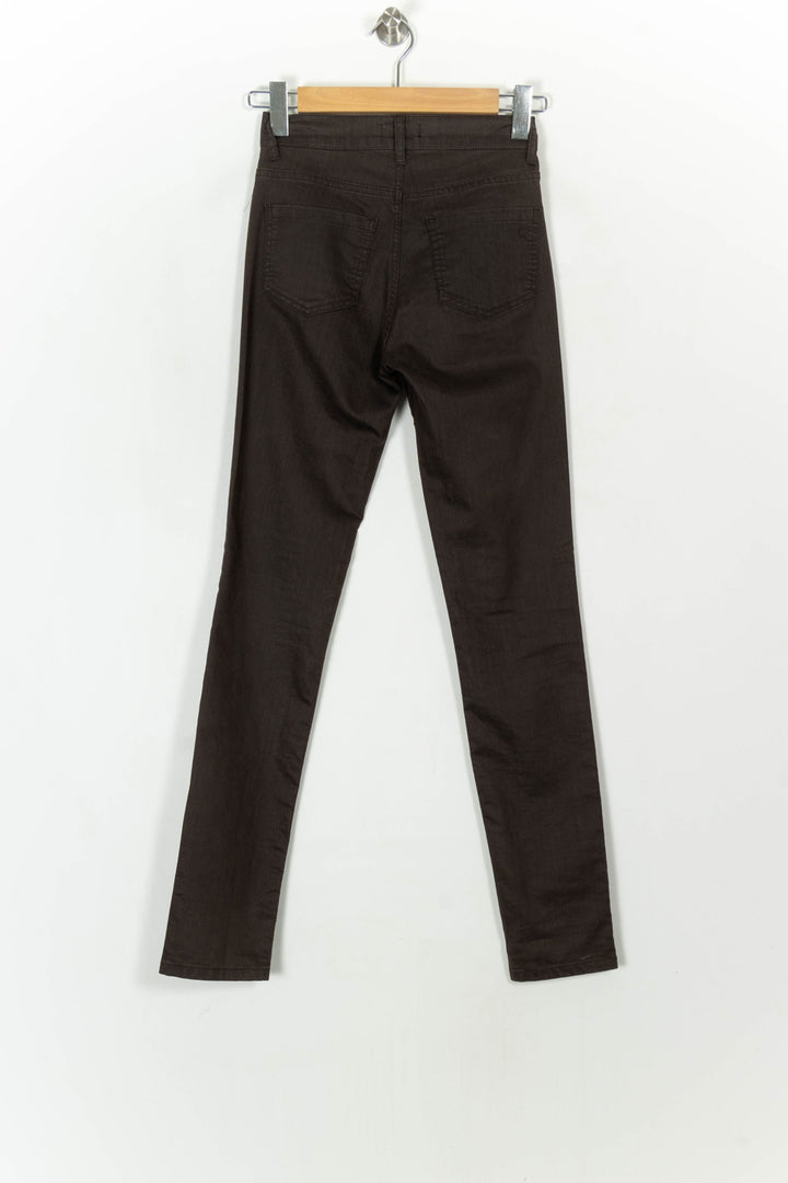 Jean Marron - Taille XS/34 de la marque Caroll | PARAD42869 - Vendu par Paradigme - Image 5