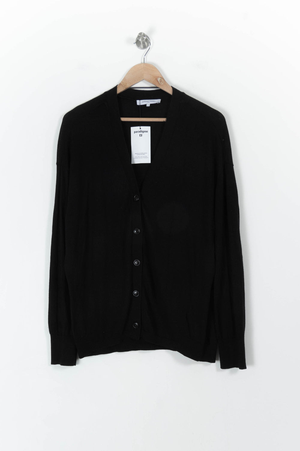 Cardigan Noir - Taille S/36 de la marque Gerard Darel | PARAD42878 - Vendu par Paradigme - Image 2