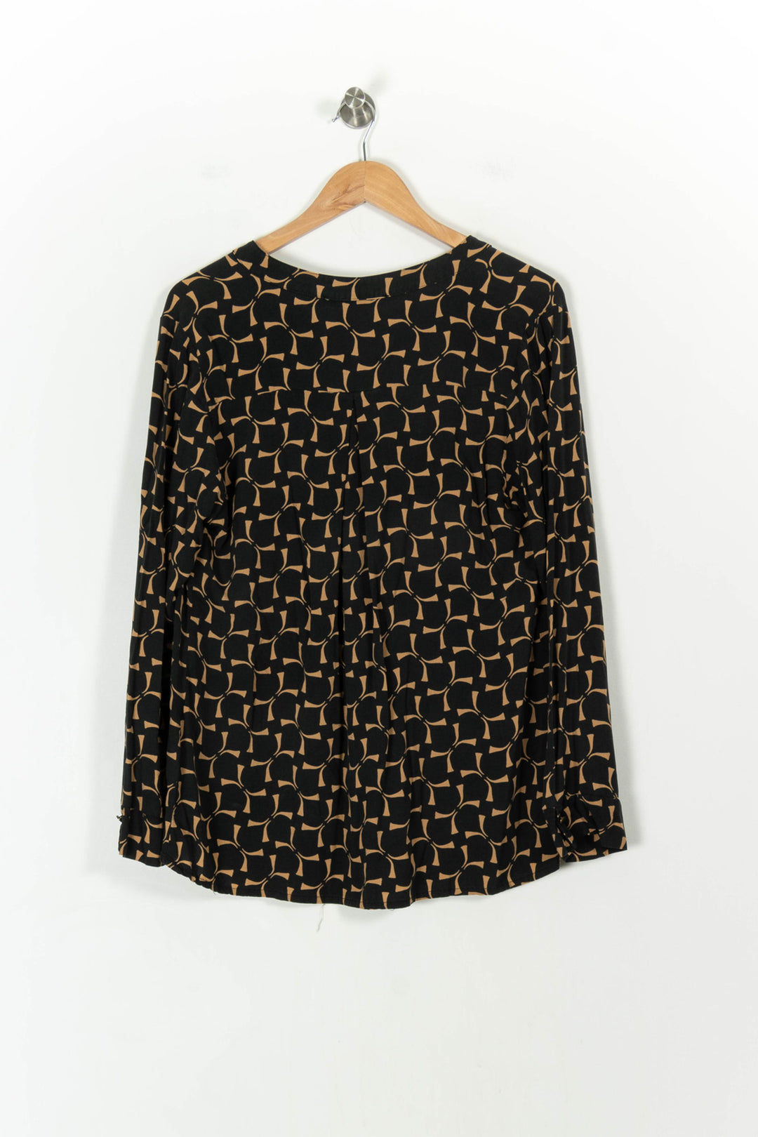 Blouse Noire et Beige - Taille XL/42 de la marque La Fée Maraboutée | PARAD42890 - Vendu par Paradigme - Image 4