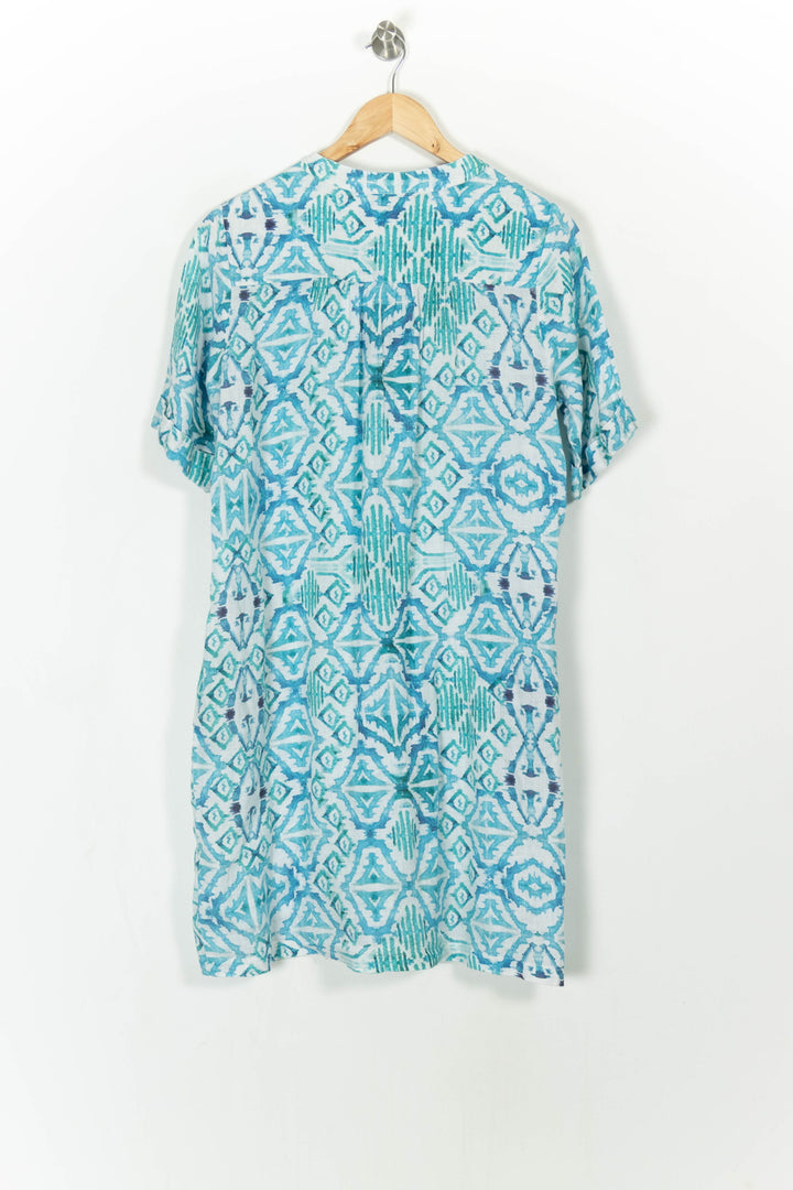 Robe Bleue et Blanche - Taille L/40 de la marque La Fée Maraboutée | PARAD42892 - Vendu par Paradigme - Image 4