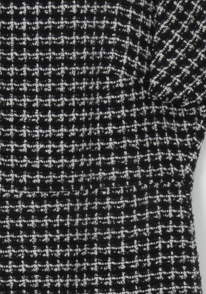 Robe Courte Noire et Blanche - Taille M/38 de la marque Caroll | PARAD42896 - Vendu par Paradigme - Image 3