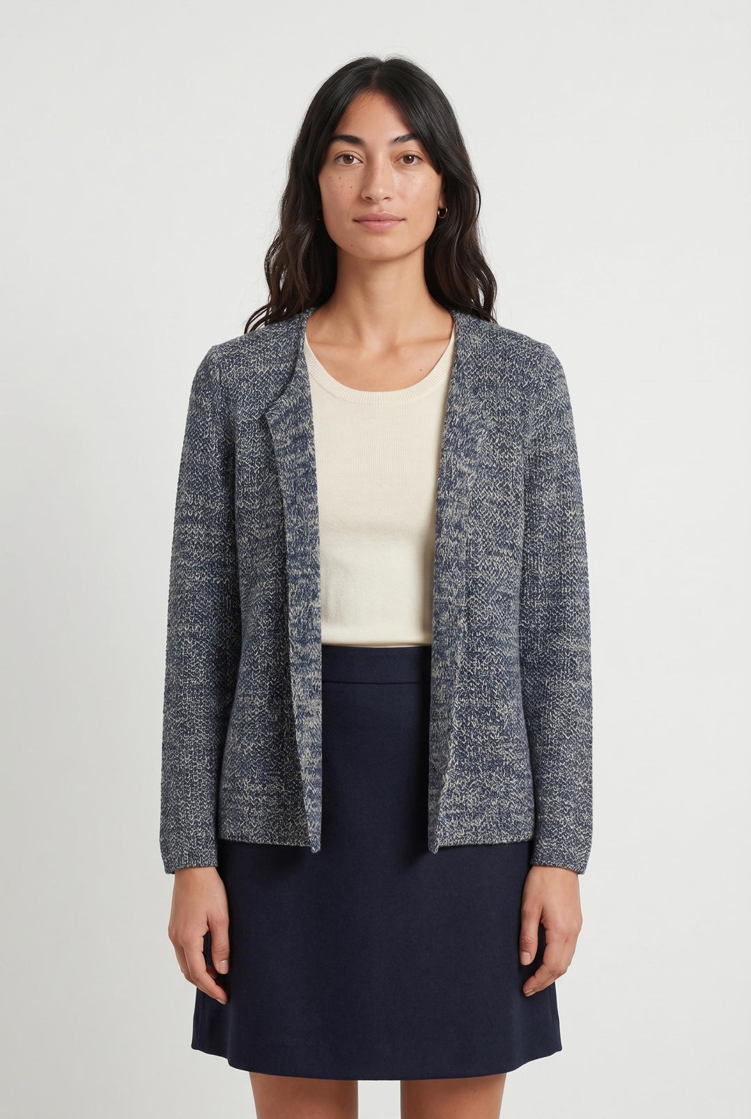 Cardigan Bleu et Beige - Taille M/38 de la marque Caroll | PARAD42897 - Vendu par Paradigme - Image 1