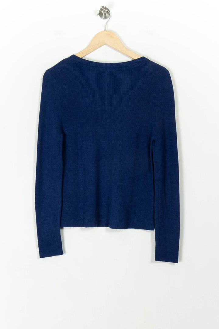 Pull Bleu - Taille XS/34 de la marque Caroll | PARAD42900 - Vendu par Paradigme - Image 4