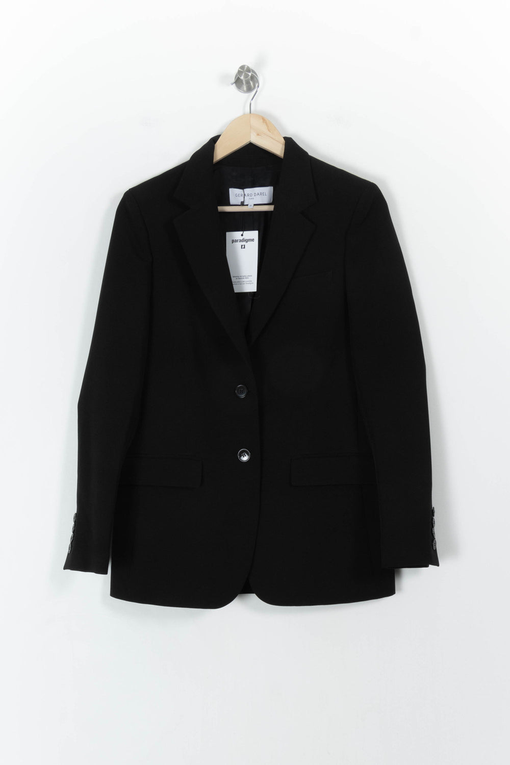 Veste Noire - Taille S/36 de la marque Gerard Darel | PARAD42906 - Vendu par Paradigme - Image 2