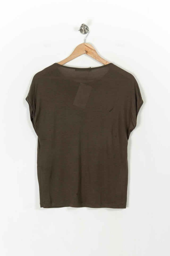 Tee-shirt Marron - Taille L/40 de la marque Comptoir des Cotonniers | PARAD42914 - Vendu par Paradigme - Image 4