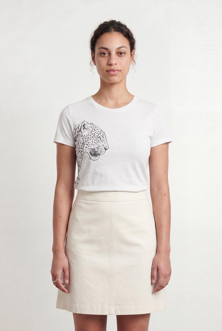 Tee-shirt Blanc et Noir - Taille XL/42 de la marque IKKS | PARAD42916 - Vendu par Paradigme - Image 1