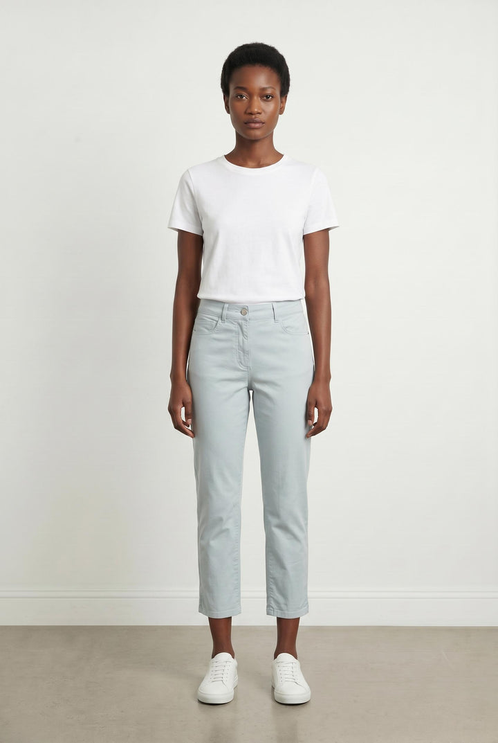 Pantalon Bleu Clair - Taille S/36 de la marque Caroll | PARAD42938 - Vendu par Paradigme - Image 1
