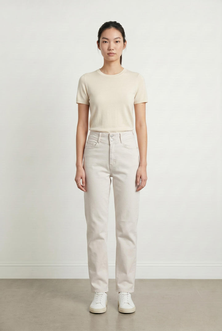 Jean Beige - Taille S/36 de la marque IKKS | PARAD42940 - Vendu par Paradigme - Image 1