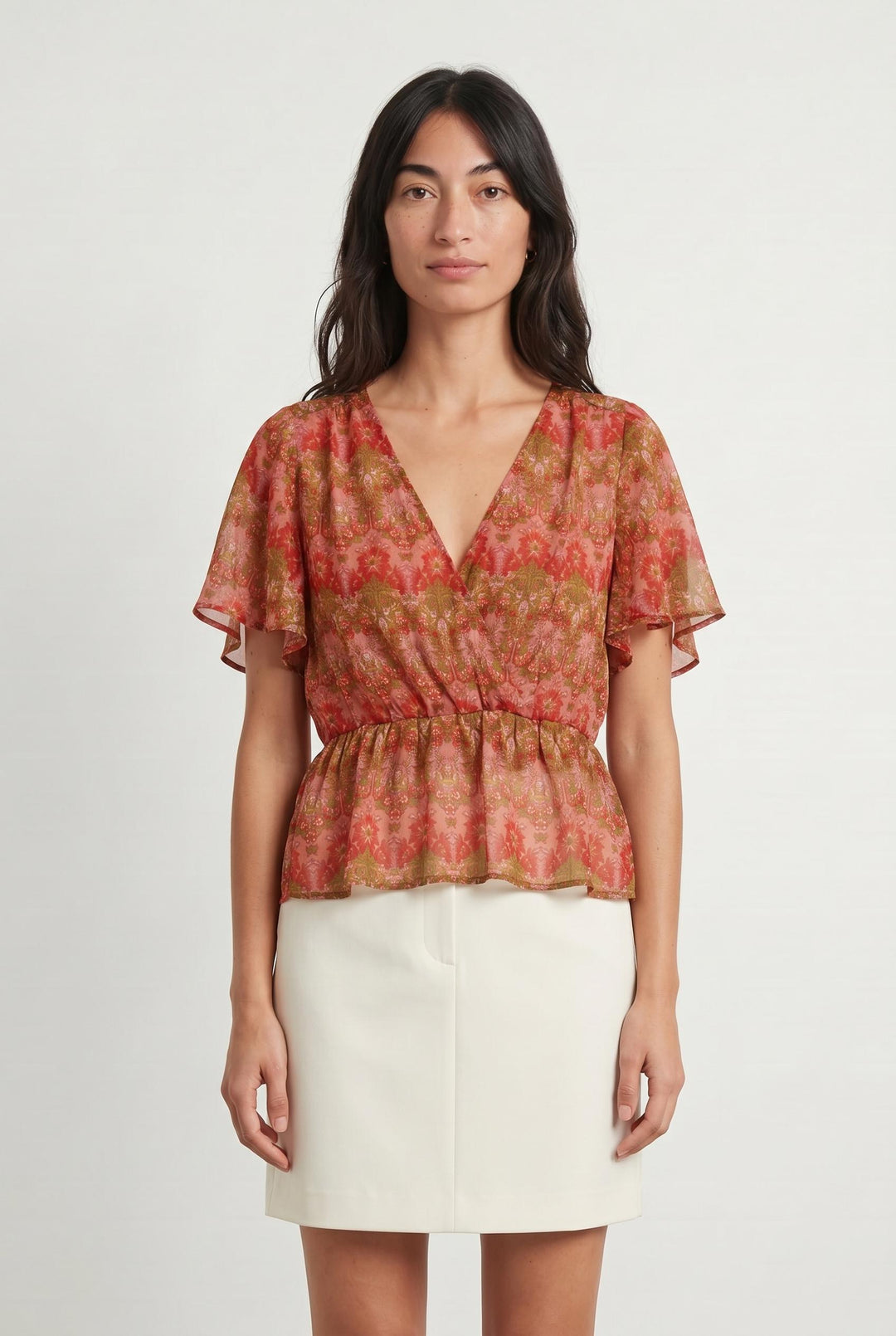 Blouse Rose et Verte - Taille M/38 de la marque La Petite Etoile | PARAD42942 - Vendu par Paradigme - Image 1