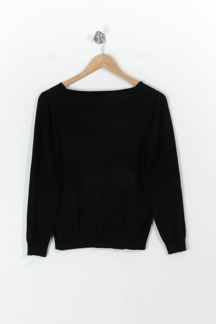 Pull Noir - Taille M/38 de la marque Galeries Lafayette | PARAD42946 - Vendu par Paradigme - Image 4