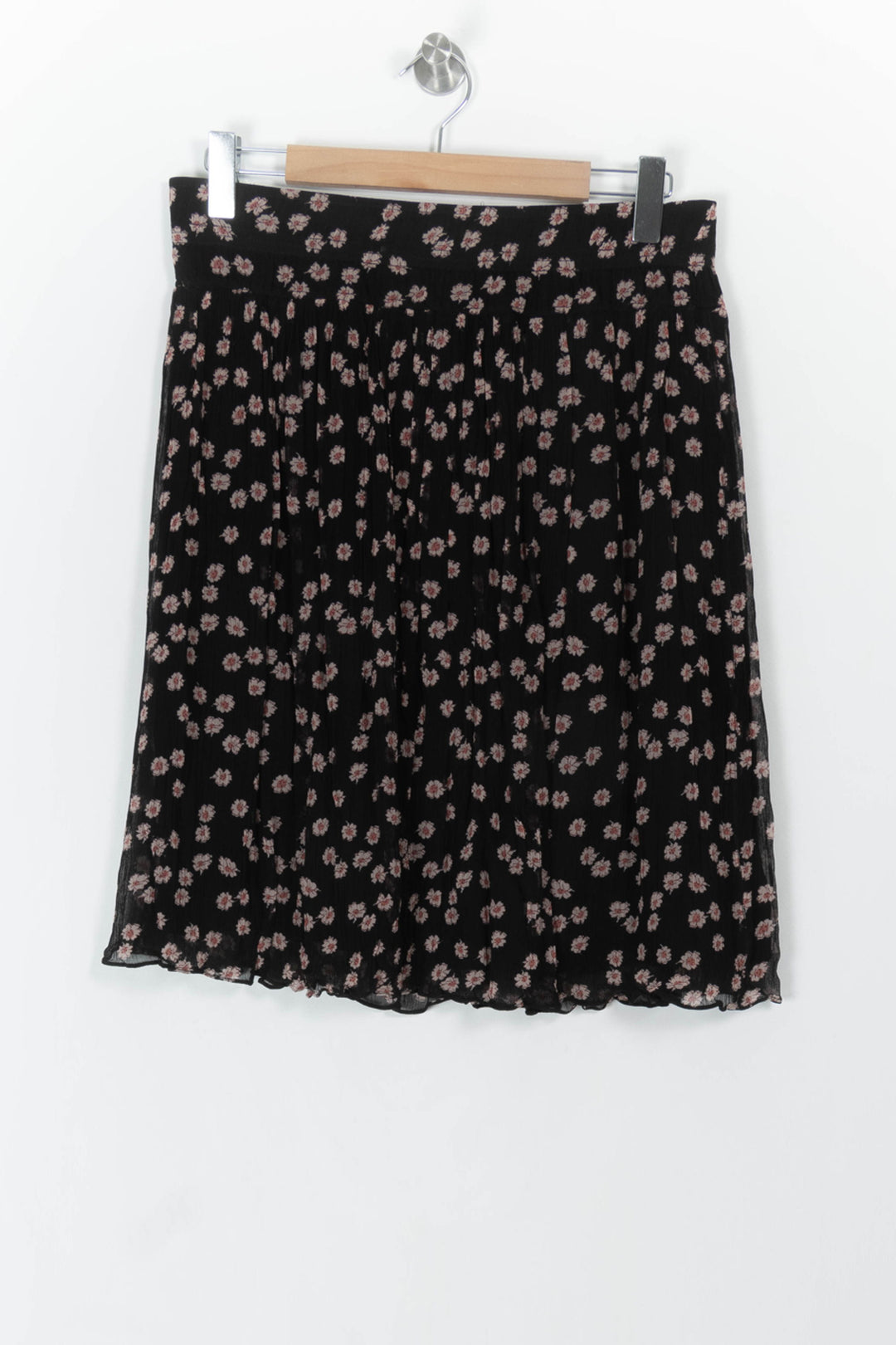 Jupe Plissée Noire et Rose - Taille XL/42 de la marque Maison 123 | PARAD42952 - Vendu par Paradigme - Image 4