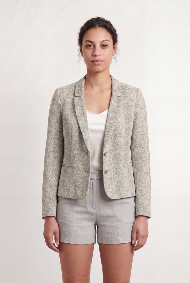 Blazer Beige et Gris - Taille XL/42 de la marque IKKS | PARAD42954 - Vendu par Paradigme - Image 1