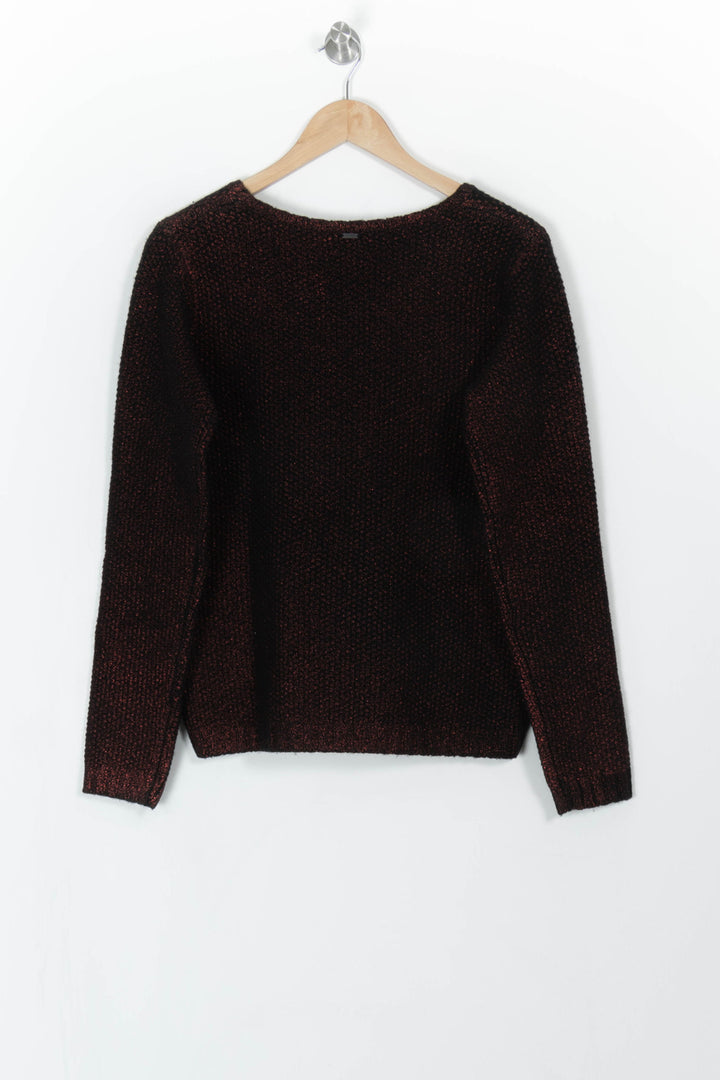 Pull Noir et Bordeaux - Taille XL/42 de la marque IKKS | PARAD42955 - Vendu par Paradigme - Image 4