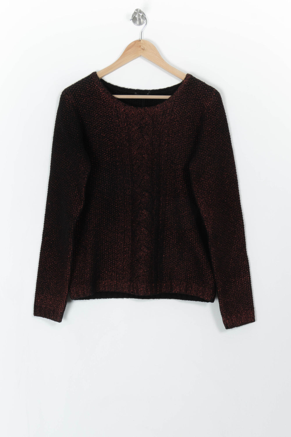 Pull Noir et Bordeaux - Taille XL/42 de la marque IKKS | PARAD42955 - Vendu par Paradigme - Image 2