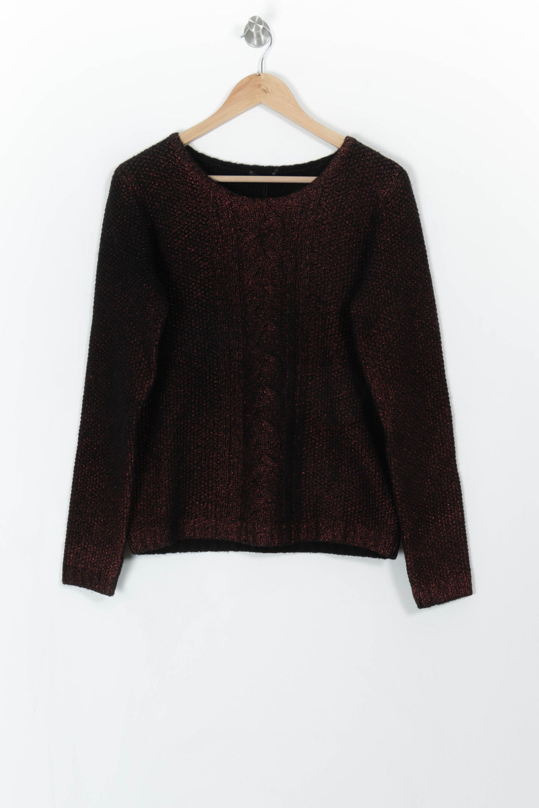 Pull Noir et Bordeaux - Taille XL/42 de la marque IKKS | PARAD42955 - Vendu par Paradigme - Image 2