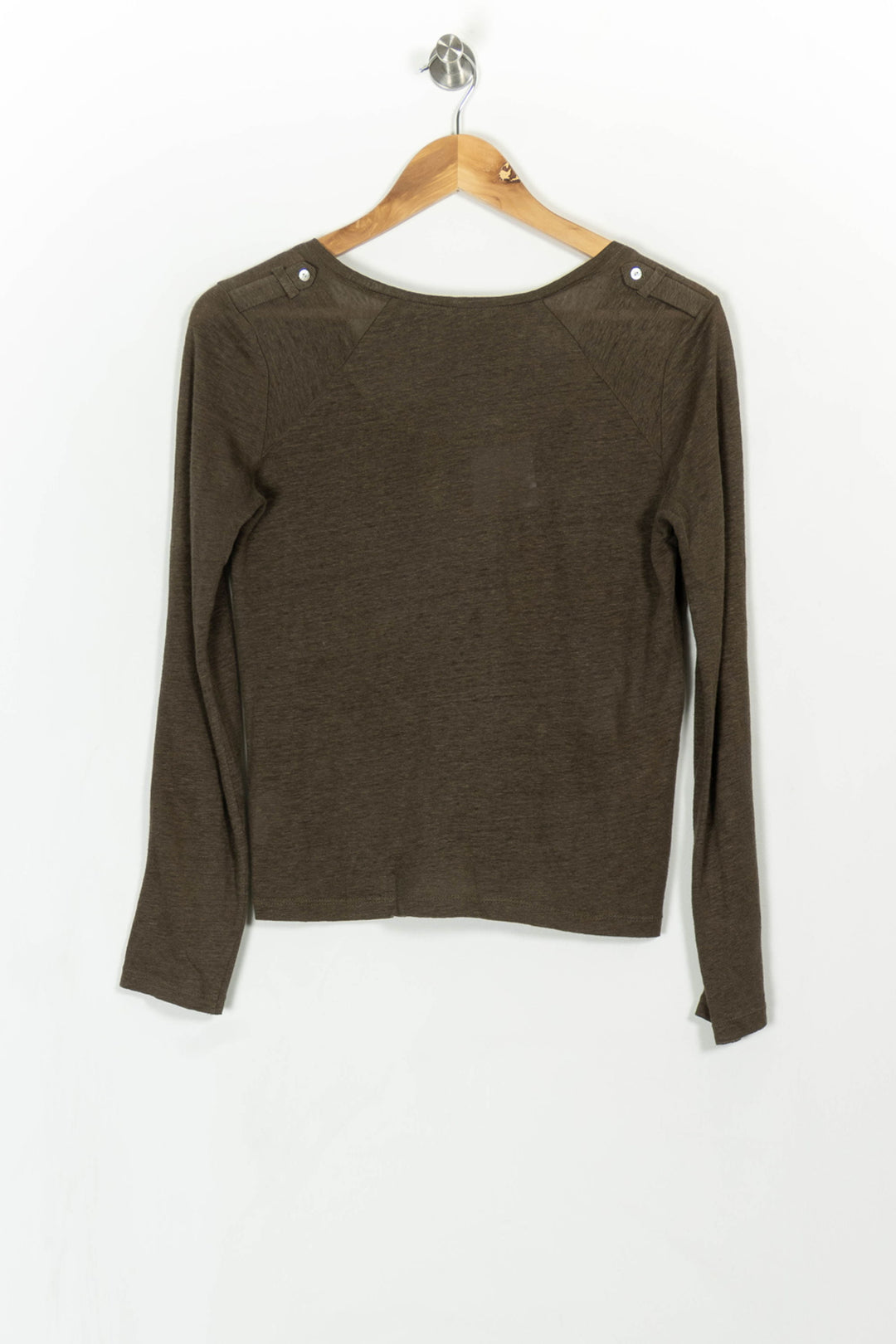 Gilet Marron - Taille XS/34 de la marque IKKS | PARAD42962 - Vendu par Paradigme - Image 4