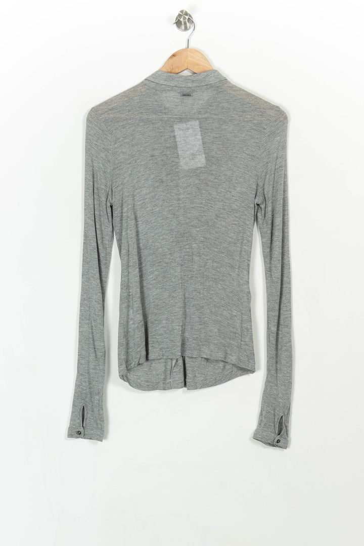 Chemise Grise - Taille S/36 de la marque IKKS | PARAD42965 - Vendu par Paradigme - Image 4