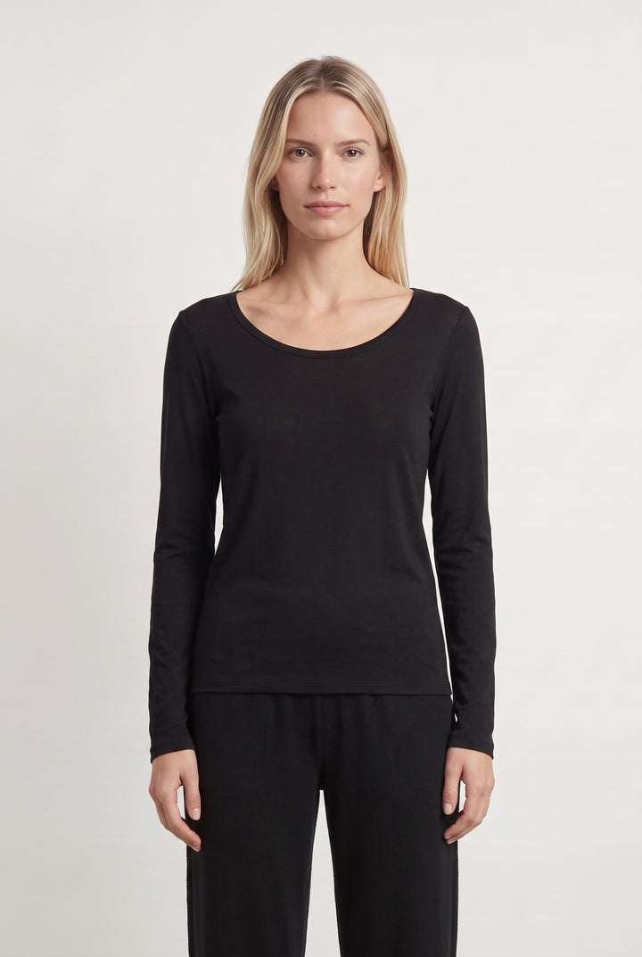 Tee-shirt Noir - Taille S/36 de la marque IKKS | PARAD42967 - Vendu par Paradigme - Image 1