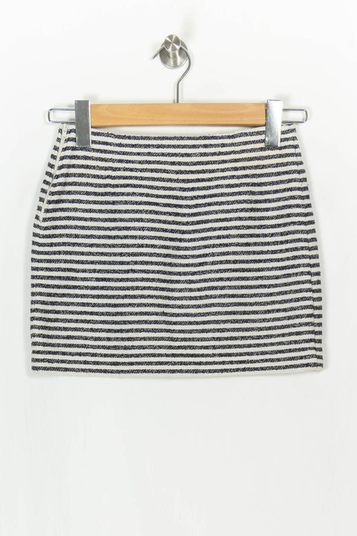 Jupe Courte Blanche et Noire - Taille XS/34 de la marque Sessùn | PARAD42998 - Vendu par Paradigme - Image 5
