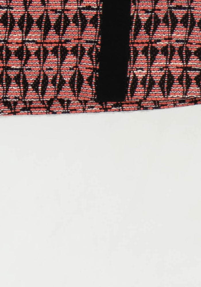 Jupe Droite Rose et Noire - Taille XS/34 de la marque Maje | PARAD42999 - Vendu par Paradigme - Image 3