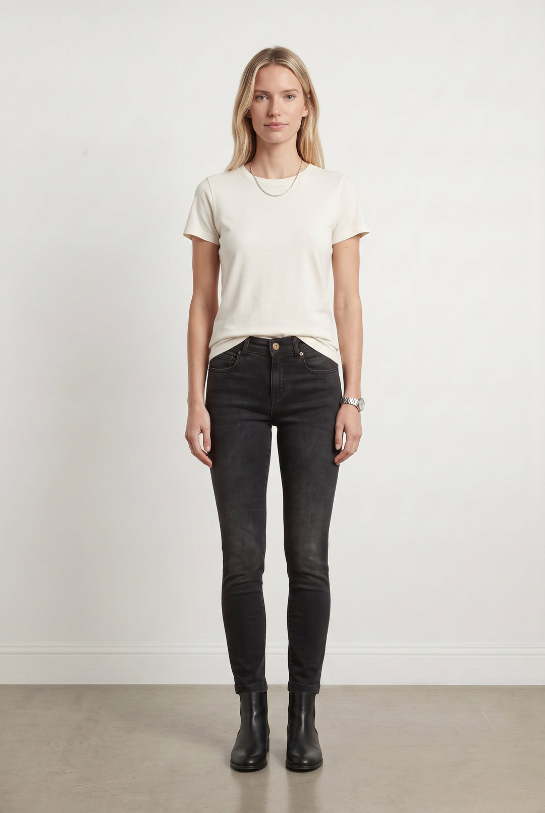 Jean Skinny Noir - Taille XS/34 de la marque Sessùn | PARAD43000 - Vendu par Paradigme - Image 1
