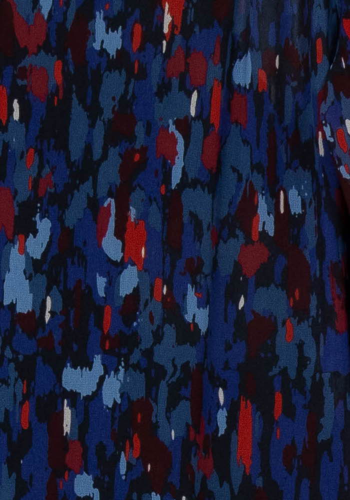 Robe Courte Bleue et Rouge - Taille XS/34 de la marque One Step | PARAD43006 - Vendu par Paradigme - Image 3
