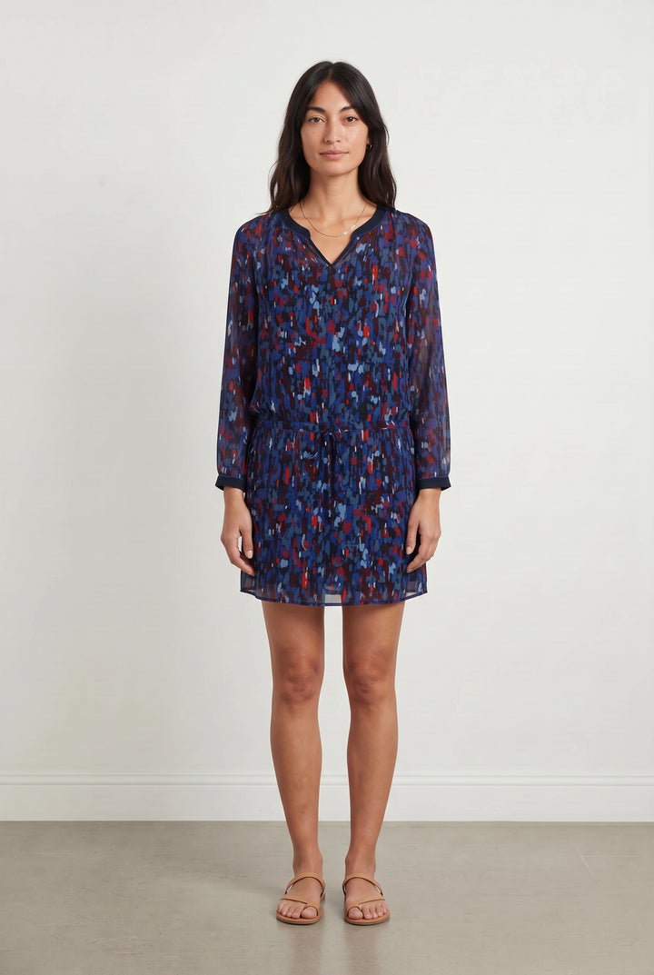 Robe Courte Bleue et Rouge - Taille XS/34 de la marque One Step | PARAD43006 - Vendu par Paradigme - Image 1