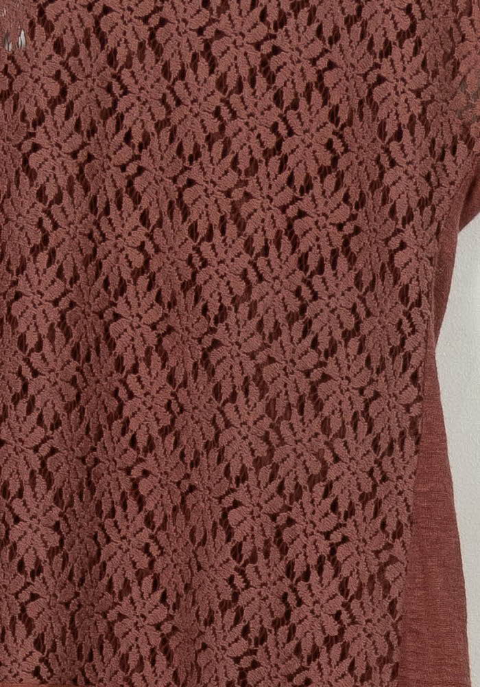 Tee-shirt Bordeaux - Taille S/36 de la marque IKKS | PARAD43014 - Vendu par Paradigme - Image 3