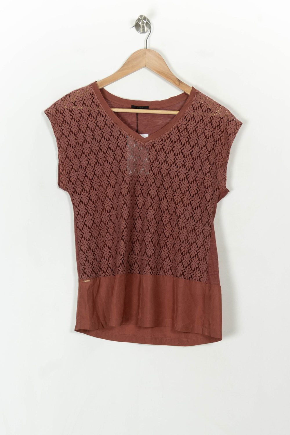 Tee-shirt Bordeaux - Taille S/36 de la marque IKKS | PARAD43014 - Vendu par Paradigme - Image 2