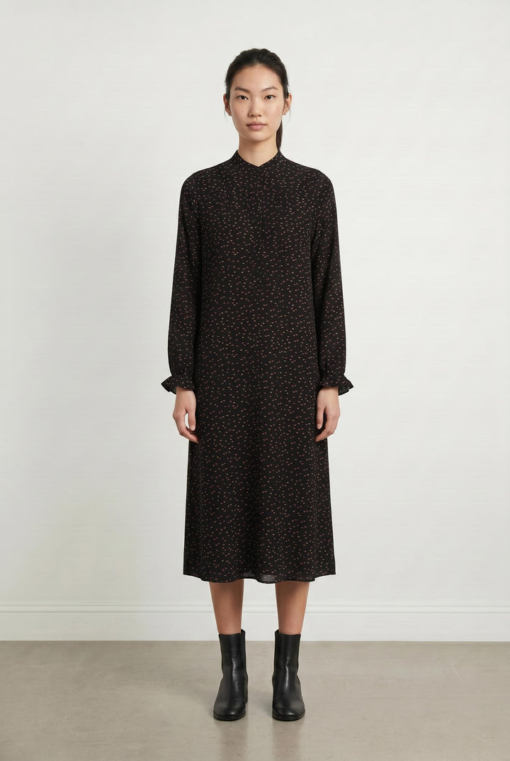 Robe Midi Noire - Taille M/38 de la marque La Redoute Collections | PARAD43016 - Vendu par Paradigme - Image 1