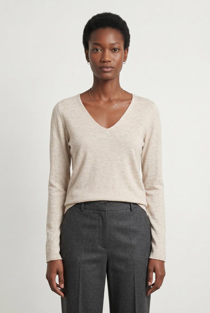 Pull Beige - Taille S/36 de la marque La Petite Etoile | PARAD43025 - Vendu par Paradigme - Image 1