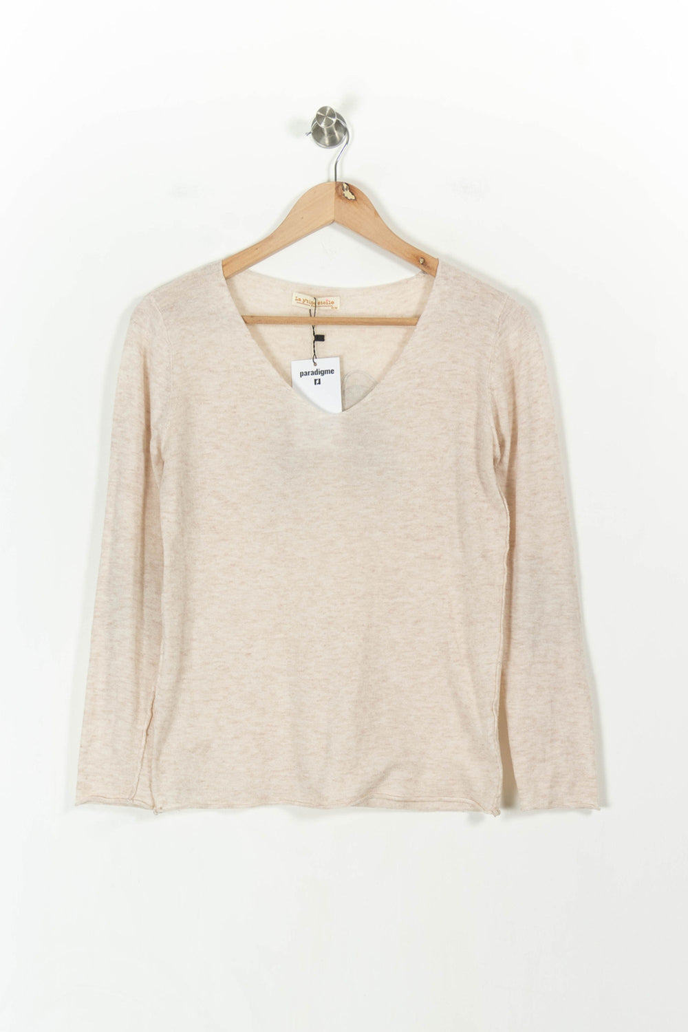 Pull Beige - Taille S/36 de la marque La Petite Etoile | PARAD43025 - Vendu par Paradigme - Image 2
