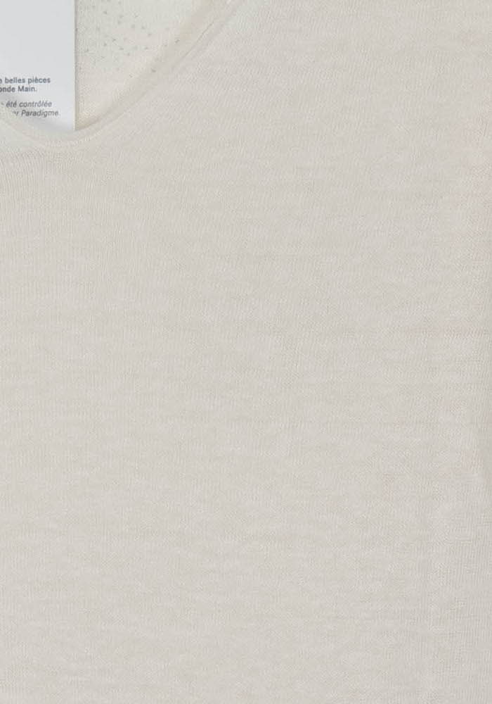 Pull Blanc - Taille M/38 de la marque IKKS | PARAD43028 - Vendu par Paradigme - Image 3