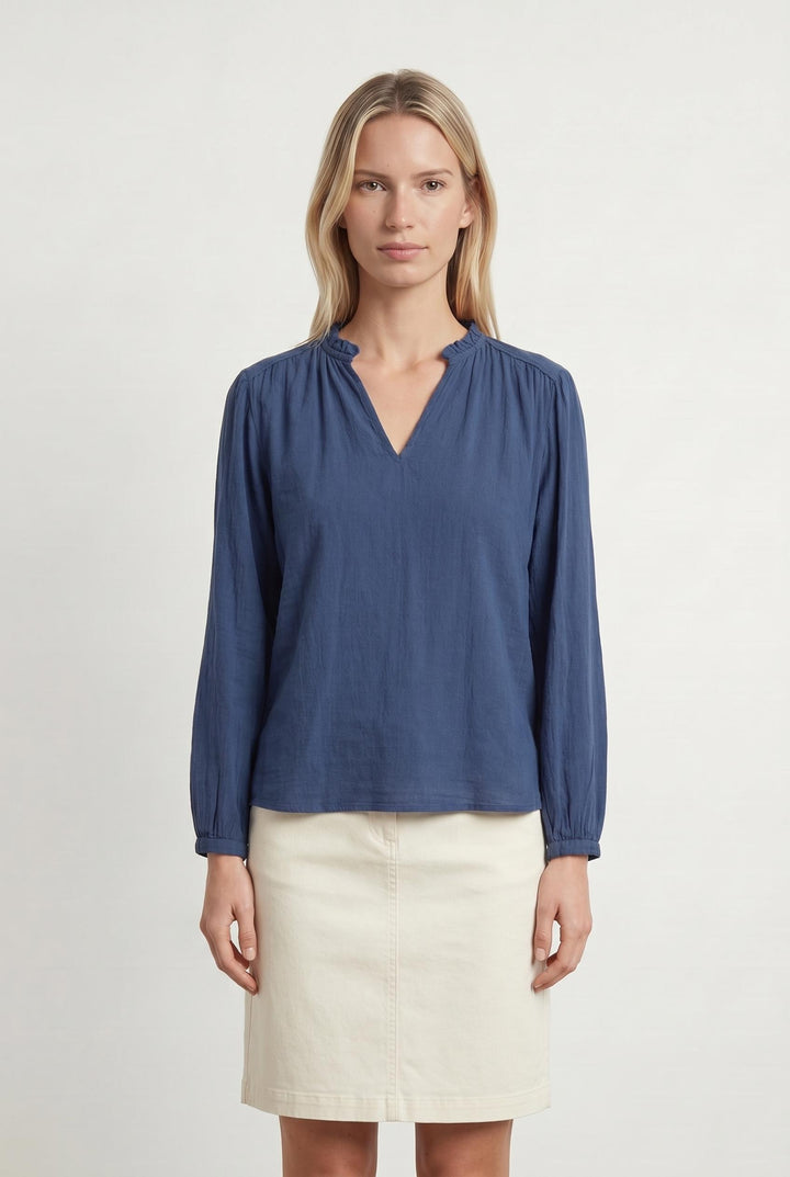 Blouse Bleue - Taille S/36 de la marque Sud express | PARAD43029 - Vendu par Paradigme - Image 1