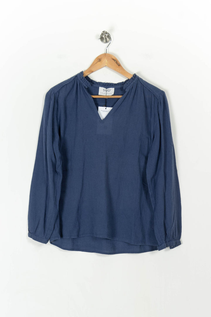Blouse Bleue - Taille S/36 de la marque Sud express | PARAD43029 - Vendu par Paradigme - Image 2