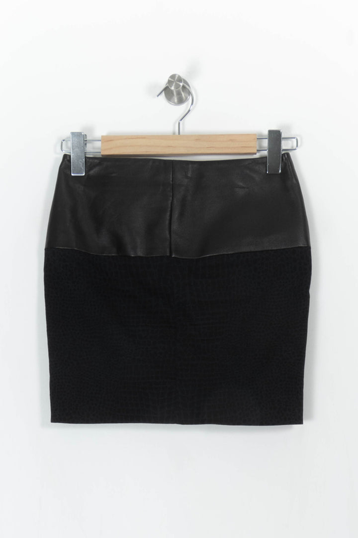 Jupe Évasée Noire - Taille XS/34 de la marque The Kooples | PARAD43032 - Vendu par Paradigme - Image 4