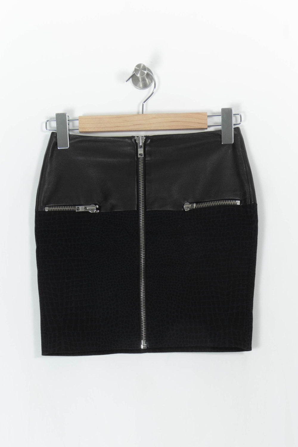 Jupe Évasée Noire - Taille XS/34 de la marque The Kooples | PARAD43032 - Vendu par Paradigme - Image 2