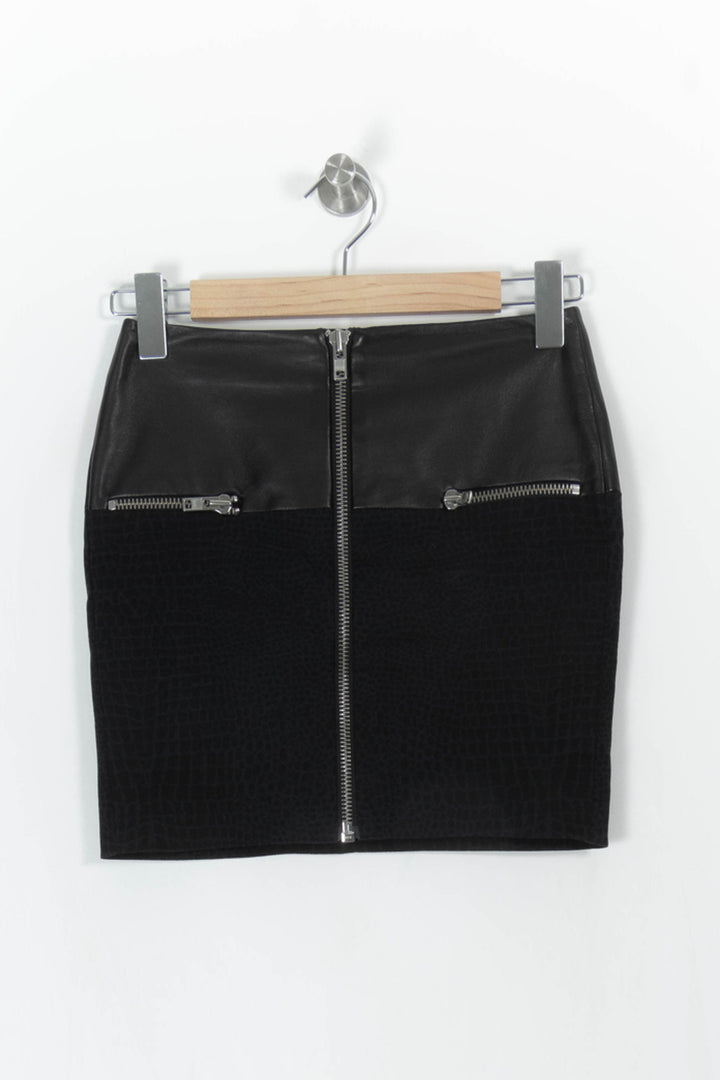 Jupe Évasée Noire - Taille XS/34 de la marque The Kooples | PARAD43032 - Vendu par Paradigme - Image 2
