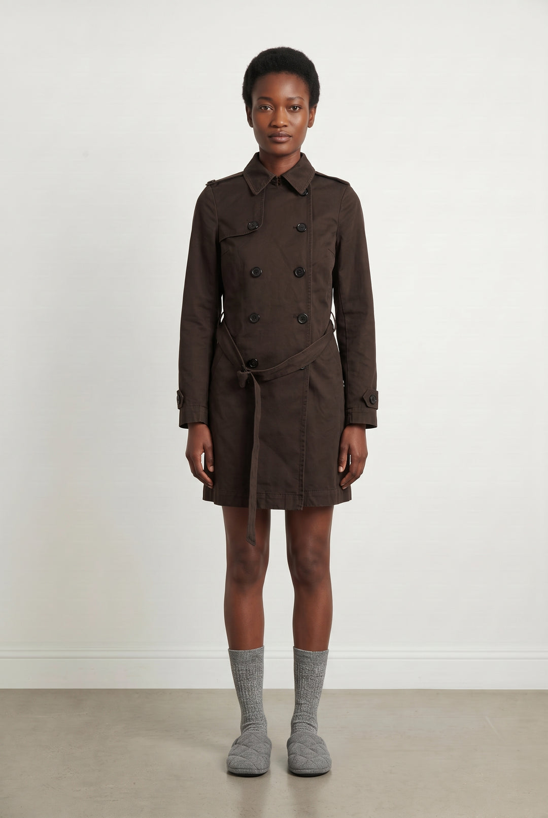 Trench-coat Marron - Taille M/38 de la marque Comptoir des Cotonniers | PARAD43048 - Vendu par Paradigme - Image 1