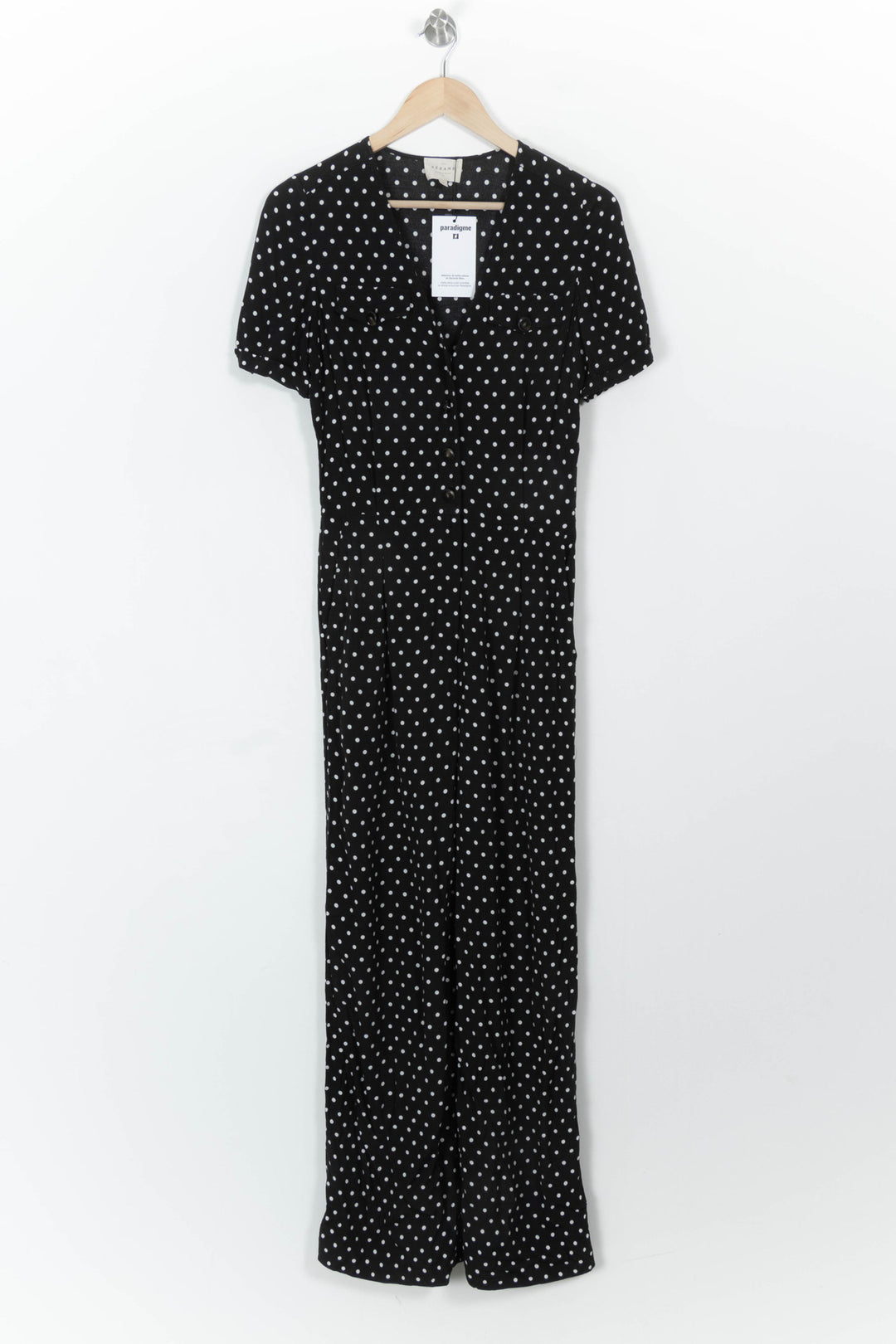 Combinaison Noire et Blanche - Taille S/36 de la marque Sézane | PARAD43049 - Vendu par Paradigme - Image 2