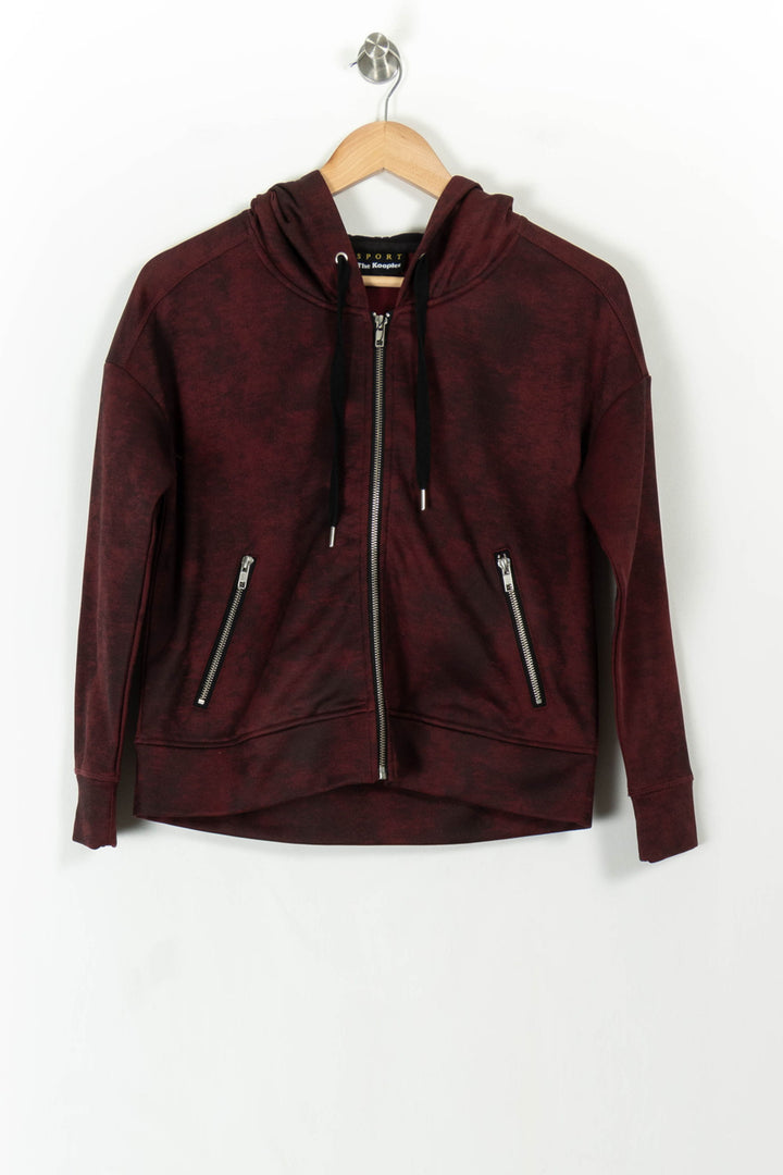 Sweat à Capuche Bordeaux - Taille XS/34 de la marque The Kooples - Sport | PARAD43050 - Vendu par Paradigme - Image 2
